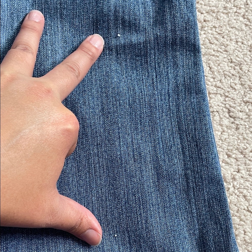 Y2K Refuge Juniors Blue Jeans - Picture 10 of 11